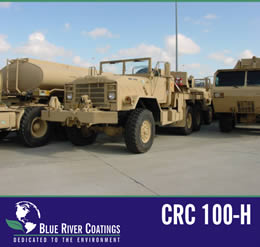 Blue River Coatings CRC100-H is a two-component inorganic corrosion resistant coating designed for Original Equipment Manufacturers (OEM) to protect metal substrates from corrosion and abrasion.